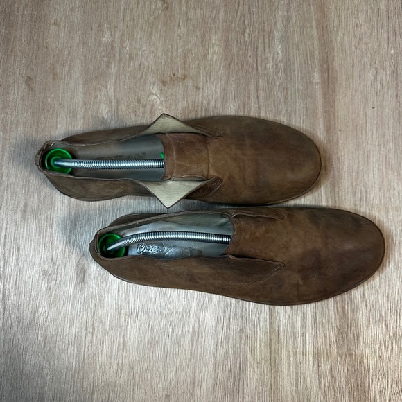 Marsell Italian Leather Brown Distressed Slip On Loafer Shoes Mens Sz 43 - Picture 2 of 9